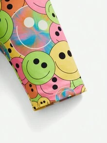 themindfulbutterflyy Bộ thời trang bé gái Ruy băng Hoạt hình Lá thư Giải trí - Nhiều màu - Xem 5