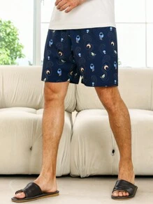 Quần giản dị  Nam Hình học Paisley - Màu xanh hải quân - Xem 6