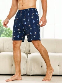 Quần giản dị  Nam Hình học Paisley - Màu xanh hải quân - Xem 7