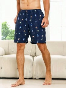 Quần giản dị  Nam Hình học Paisley - Màu xanh hải quân - Xem 8