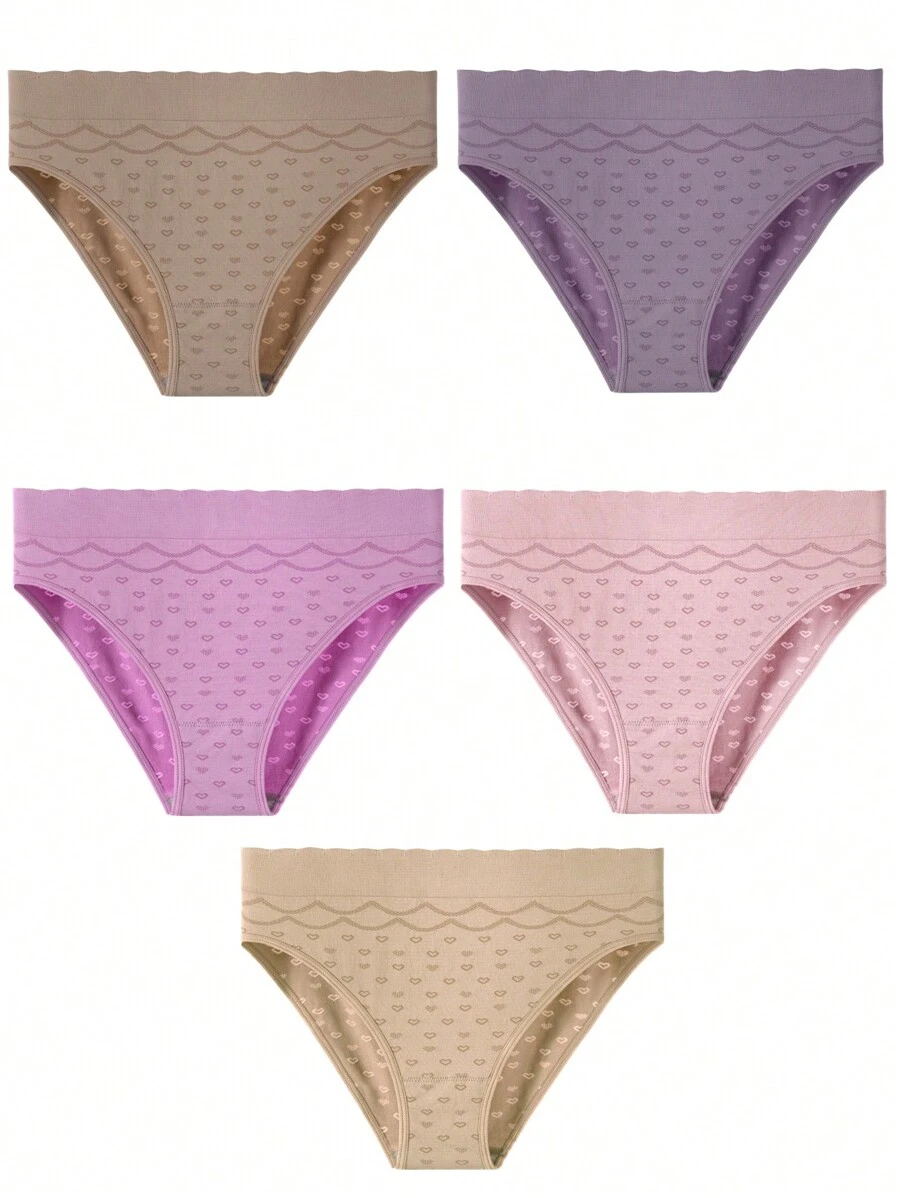 5入組高腰簡約風內褲