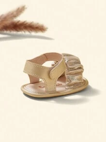 Cozy Pixies Mùa hè Đúng mốt Buổi tiệc & Phong cách công chúa & Dễ thương & Thoải mái & Sành điệu Vàng Em bé Dép xăng đan - Vàng - Xem 5