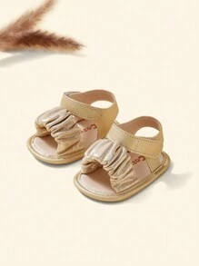 Cozy Pixies Mùa hè Đúng mốt Buổi tiệc & Phong cách công chúa & Dễ thương & Thoải mái & Sành điệu Vàng Em bé Dép xăng đan - Vàng - Xem 6