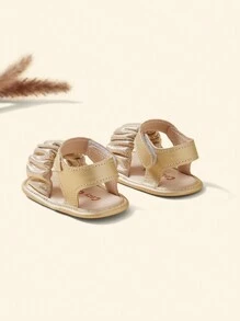 Cozy Pixies Mùa hè Đúng mốt Buổi tiệc & Phong cách công chúa & Dễ thương & Thoải mái & Sành điệu Vàng Em bé Dép xăng đan - Vàng - Xem 8