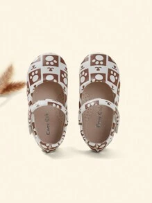Bebé Zapatillas planas con dibujos animados pata patrón anti deslizante - Multicolor - Ver 7