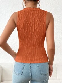 SHEIN Essnce Solid Tank Top