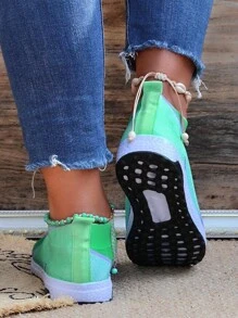 Giày thể thao cho nữ, Giày chạy bộ Colorblock Slip On - Nhiều màu - Xem 2