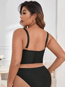 大碼蕾絲拼接貝殼邊無鋼圈內衣