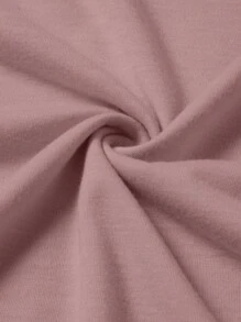 INAWLY 愛心和字母圖案T恤 - 藕粉色 - 查看 4