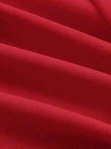 SHEIN MOD Plus Solid Cami Dress,Birthday Dresses For Women,Corset Dress For Women - Red - View 4