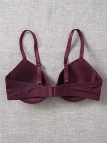 Women's Solid Color Casual Comfortable Wire-Free Bra - Multicolor - View 2
