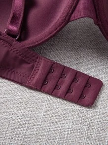 Women's Solid Color Casual Comfortable Wire-Free Bra - Multicolor - View 4