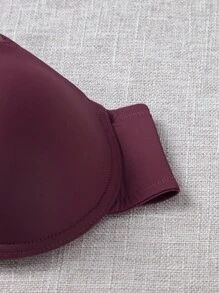 Women's Solid Color Casual Comfortable Wire-Free Bra - Multicolor - View 5