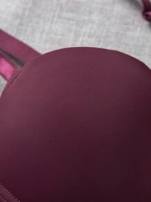 Women's Solid Color Casual Comfortable Wire-Free Bra - Multicolor - View 6