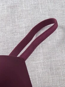 Women's Solid Color Casual Comfortable Wire-Free Bra - Multicolor - View 7