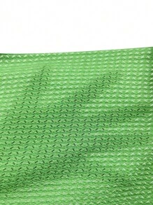 SHEIN VCAY Áo khoác và áo lót dành cho xe tăng nữ Tương phản ren màu trơn Giải trí - màu xanh lá - Xem 7