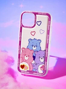 ROMWE X Care Bears Funda para móvil con estampado de oso de dibujos animados - Multicolor - Ver 1