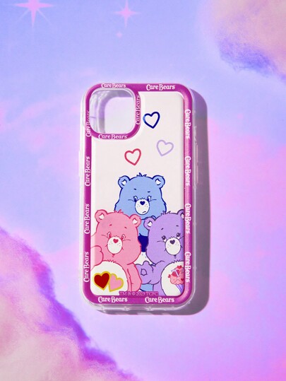ROMWE X Care Bears Cartoon Bear Print Phone Case