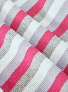 RueChic Toddler Girls Striped Print Tank Top - Multicolor - View 3