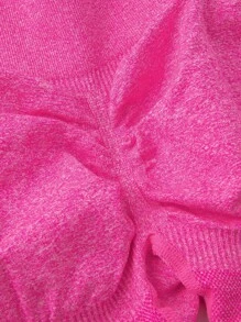 Yoga Basic 瑜伽打底褲無縫寬腰帶緊縮褶皺臀部訓練緊身褲