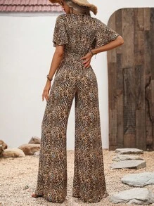 Breezaya Áo liền quần nữ Thắt lưng Trọn gói Tất cả trên in Giải trí - Nhiều màu - Xem 2