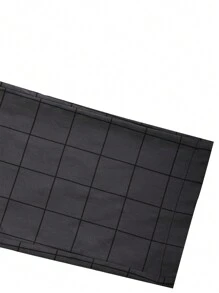 男士格紋印花斜口袋西裝褲 - 深灰色 - 查看 6