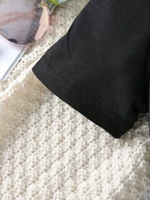 SHEIN Bộ hai mảnh Gái phân lớp Con số In hoa Báo Dễ thương - Nhiều màu - Xem 7