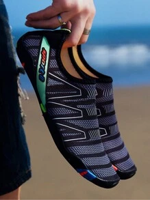 Women's Outdoor Sport Sneakers & Water Shoes With Alphabet Pattern - Black - View 3