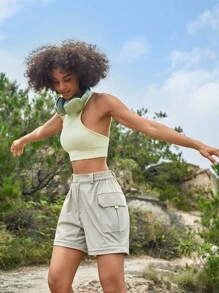 In My Nature 女式拉鍊防水戶外遠足褲，適合城市通勤和徒步旅行