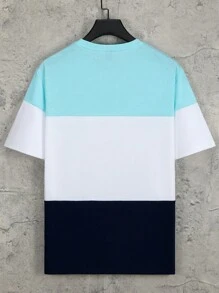 Manfinity Homme Áo thun Nam Khối Màu Lá thư Giải trí - Nhiều màu - Xem 3