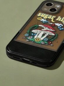 Studio Chunk 1 Ốp điện thoại TPU họa tiết hình cây nấm tương thích với iPhone - Cà phê nâu - Xem 4