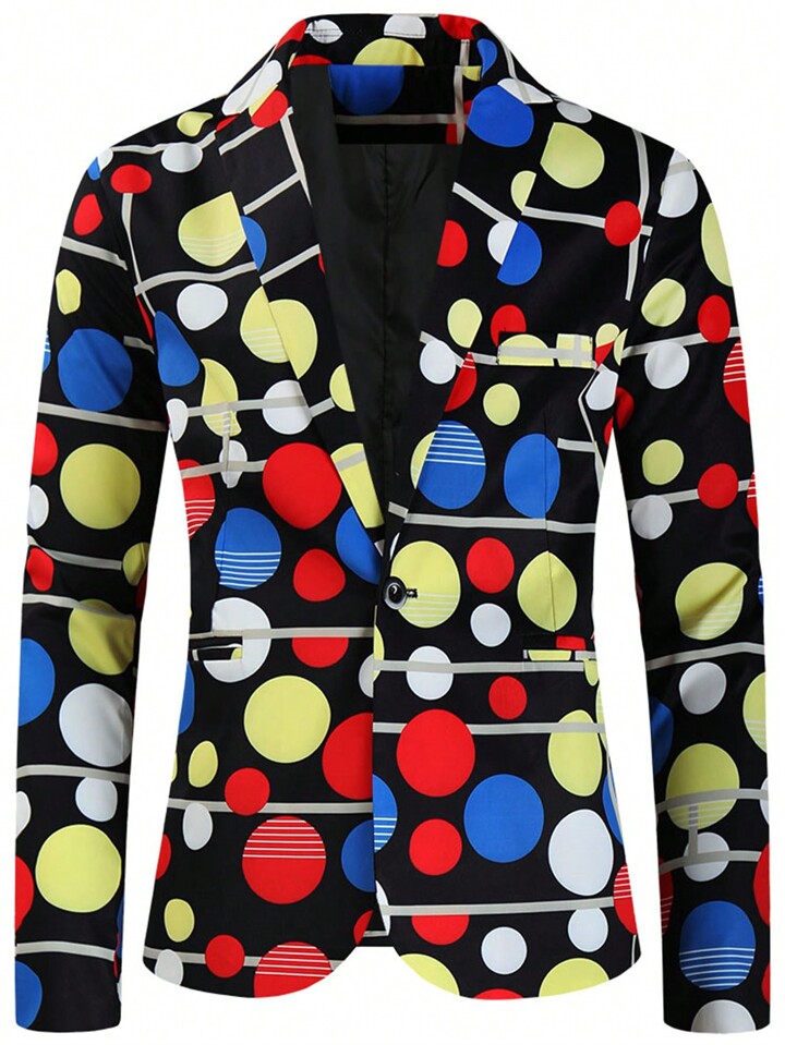 Polka dot hot sale blazer mens