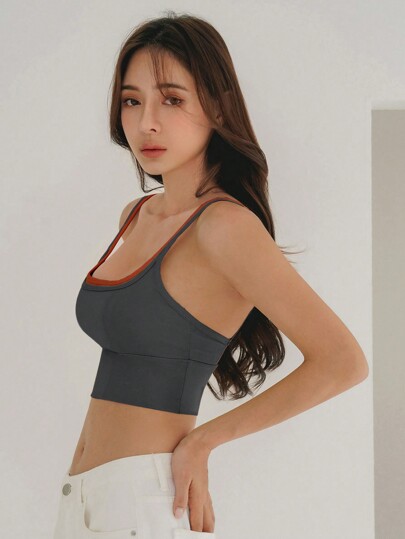 DAZY Contrast Binding Sports BH view 3