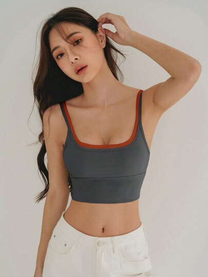 DAZY Contrast Binding Sports BH view 4