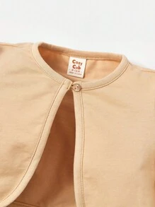 Cozy Pixies Baby Mädchen kariertes Kleid mit Schleife, Jacke & Hut, für Weihnachten