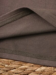 太阳和仙人掌印花背心 沙漠氛围 ARIZONA WAIT FOR THE SUNRISE 图案 T 恤 女式上衣 - 摩卡棕 - 查看 5