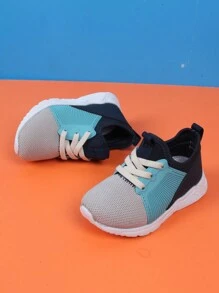 1pair Fashionable Basic Casual Comfortable Baby Sports Shoes