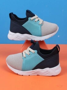 1pair Fashionable Basic Casual Comfortable Baby Sports Shoes