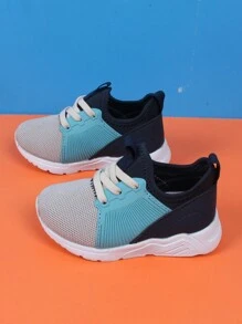 1pair Fashionable Basic Casual Comfortable Baby Sports Shoes