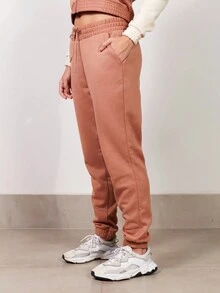 SHE(IN) BRASIL 1 Miếng Chất rắn Túi nghiêng Quần thể thao - Rỉ Nâu - Xem 5