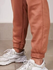 SHE(IN) BRASIL 1 Miếng Chất rắn Túi nghiêng Quần thể thao - Rỉ Nâu - Xem 6