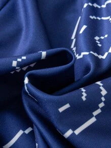 Em bé Jackets Nút phía trước Hoạt hình - Màu xanh hải quân - Xem 6