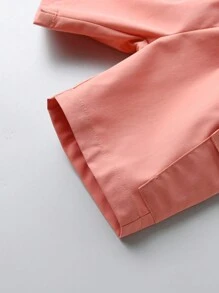 Manfinity Men Flap Pocket Side Cargo Shorts - Pink - View 3