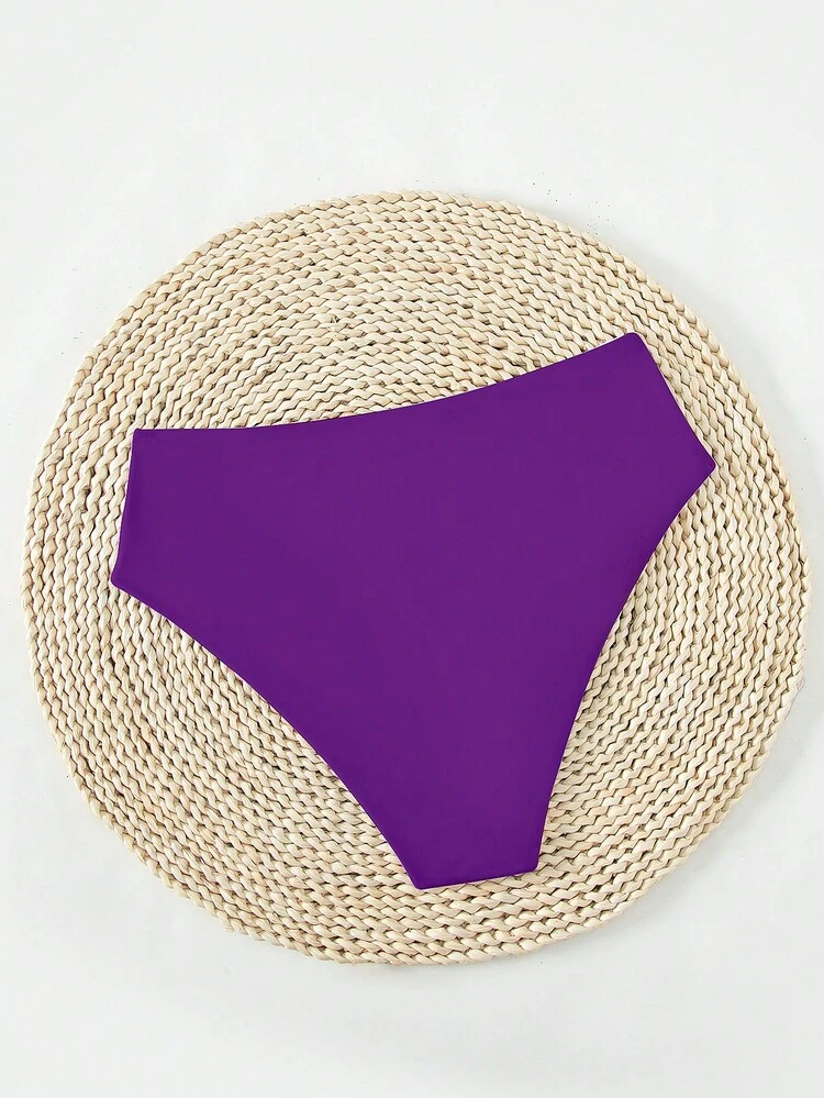 2026 Spring/Summer New Purple Bikini Triangle Swimwear