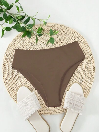 Swim SPRTY Quần bikini trơn màu mới mùa xuân/hè 2026