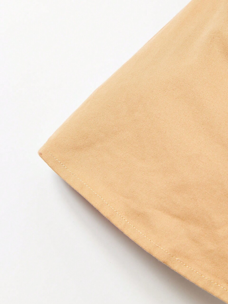 Baby Solid Button Front Pocket Patched Shirt Dress
