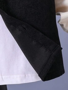 SHEIN Bé Trai Jackets Nút phía trước Khối Màu Giải trí - Nhiều màu - Xem 5