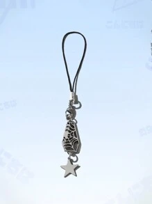 ROMWE Dây điện thoại trang trí ngôi sao - Bạc - Xem 1