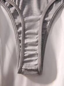 Set de lencería de space dye unido en contraste - Gris Claro - Ver 8