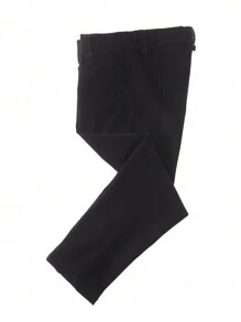 Pantalones de traje formal ajustado para niños, adecuados para recitales de piano, eventos escolares, bodas, fiestas de cumpleaños, etc. Confeccionados para adolescentes, color negro, tallas de 4 a 16 años - Negro - Ver 6